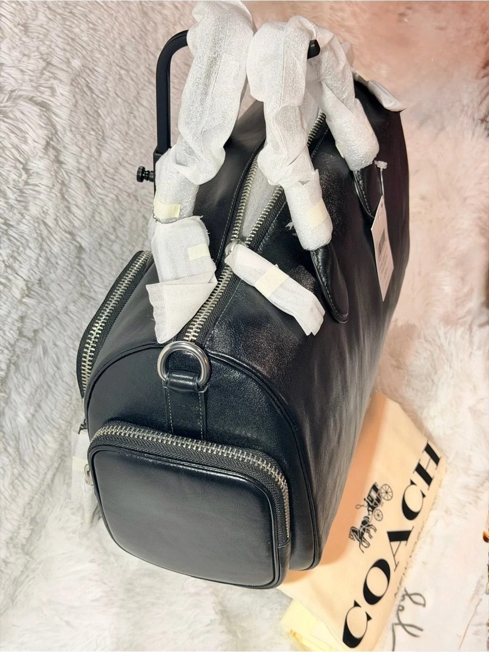 Coach Compass Bag 35 With Pockets NWT
